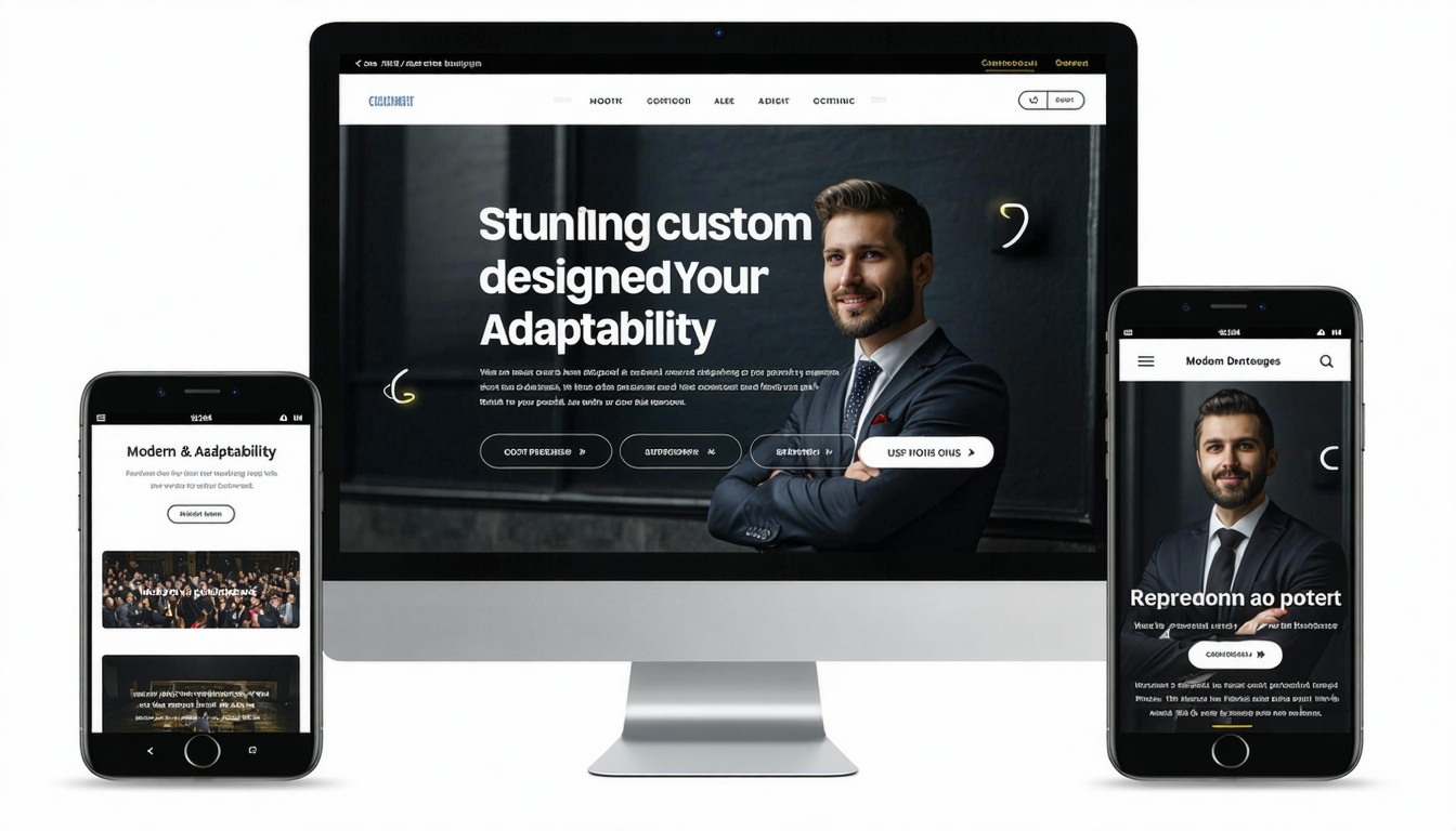 An example of a stunning, custom-designed website